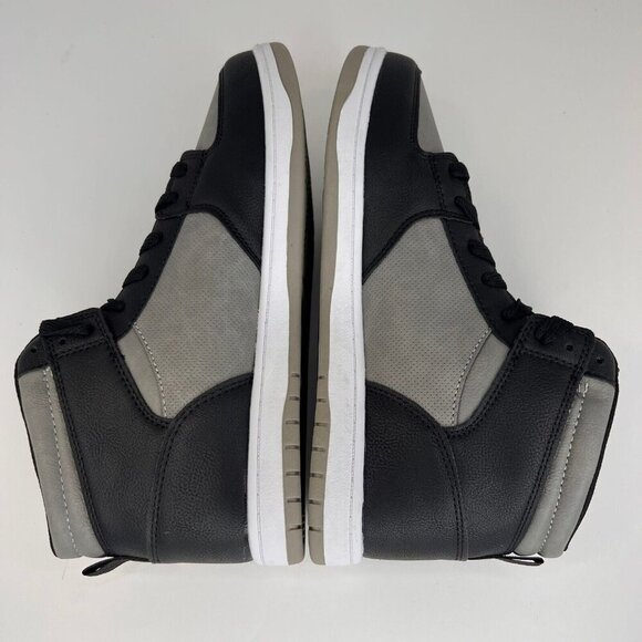 Fubu Mens 36121868 Gray Black Heritage Hi Top Lace Up Size 8 Basketball Shoes - Picture 6 of 9